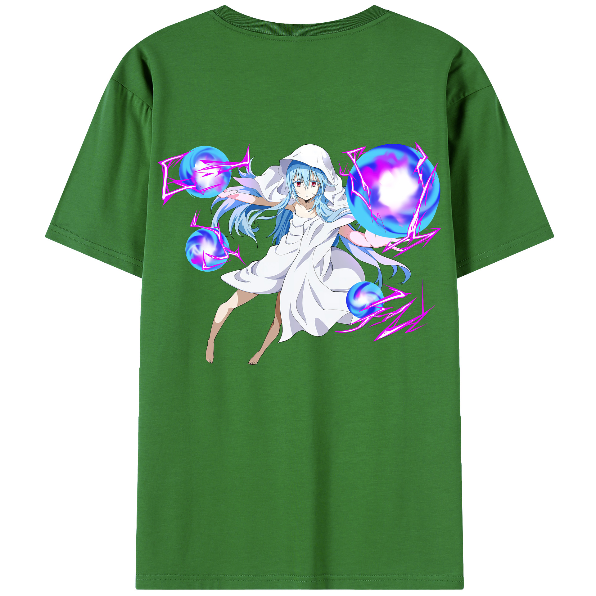 （画像用） 転スラ Regarding Reincarnated to Slime レディース半袖Tシャツ(バックプリント)